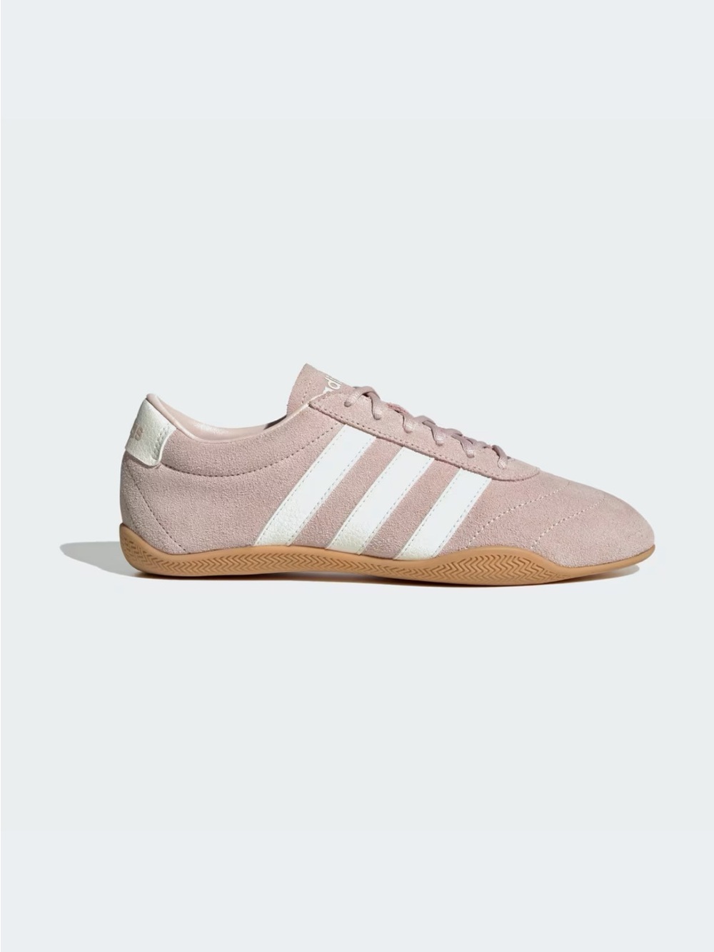 adidas Suede Sneakers in Dusty Pink with White Stripes